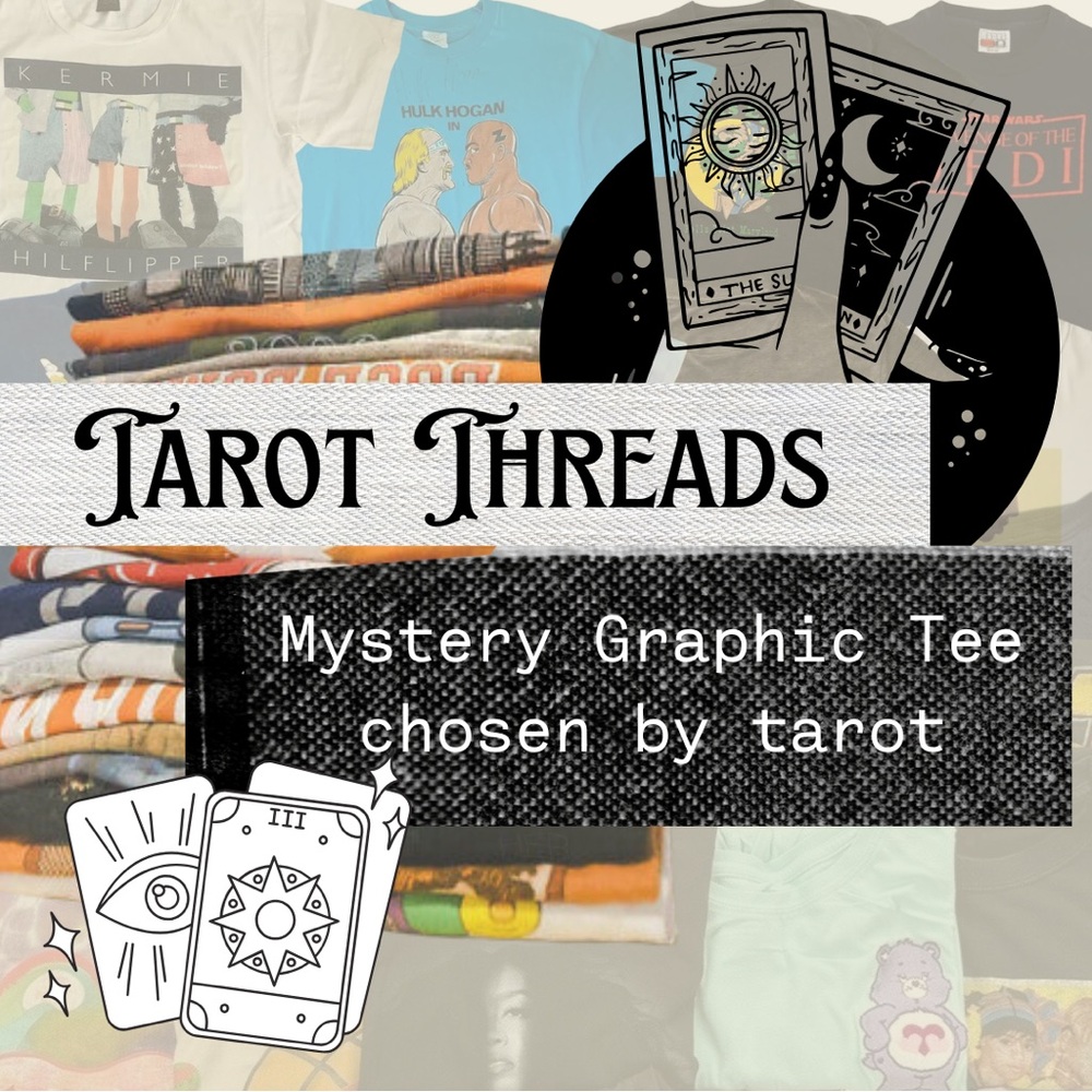 Mystery Graphic Tee Chosen by Tarot